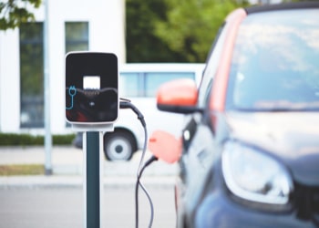 Electric Car Accident. Las Vegas, Nevada