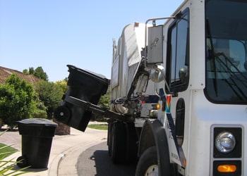 Garbage Truck Accident. Las Vegas, Nevada.